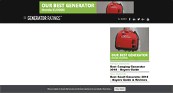 Desktop Screenshot of generatorratings.com
